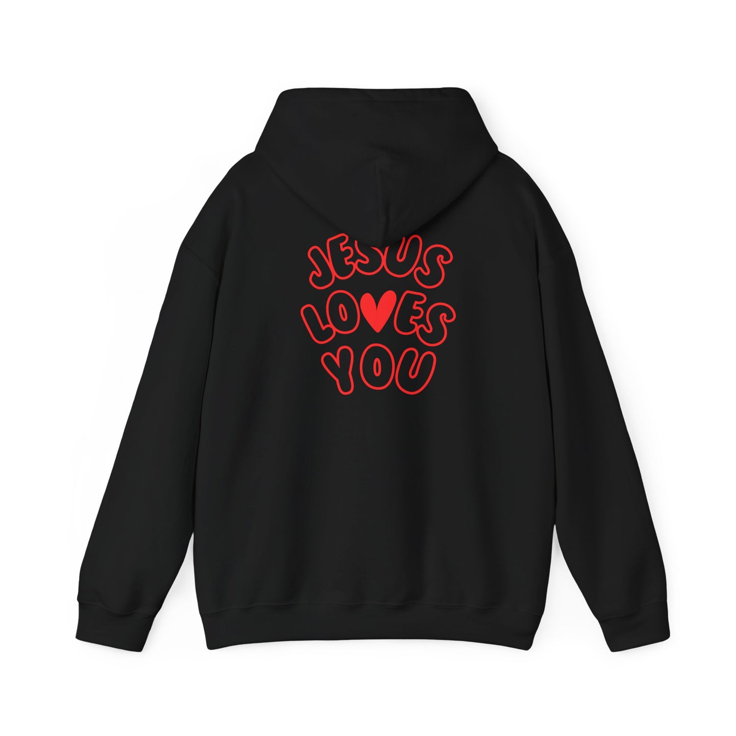 JESUS LOVES YOU; Religious Hoodie
