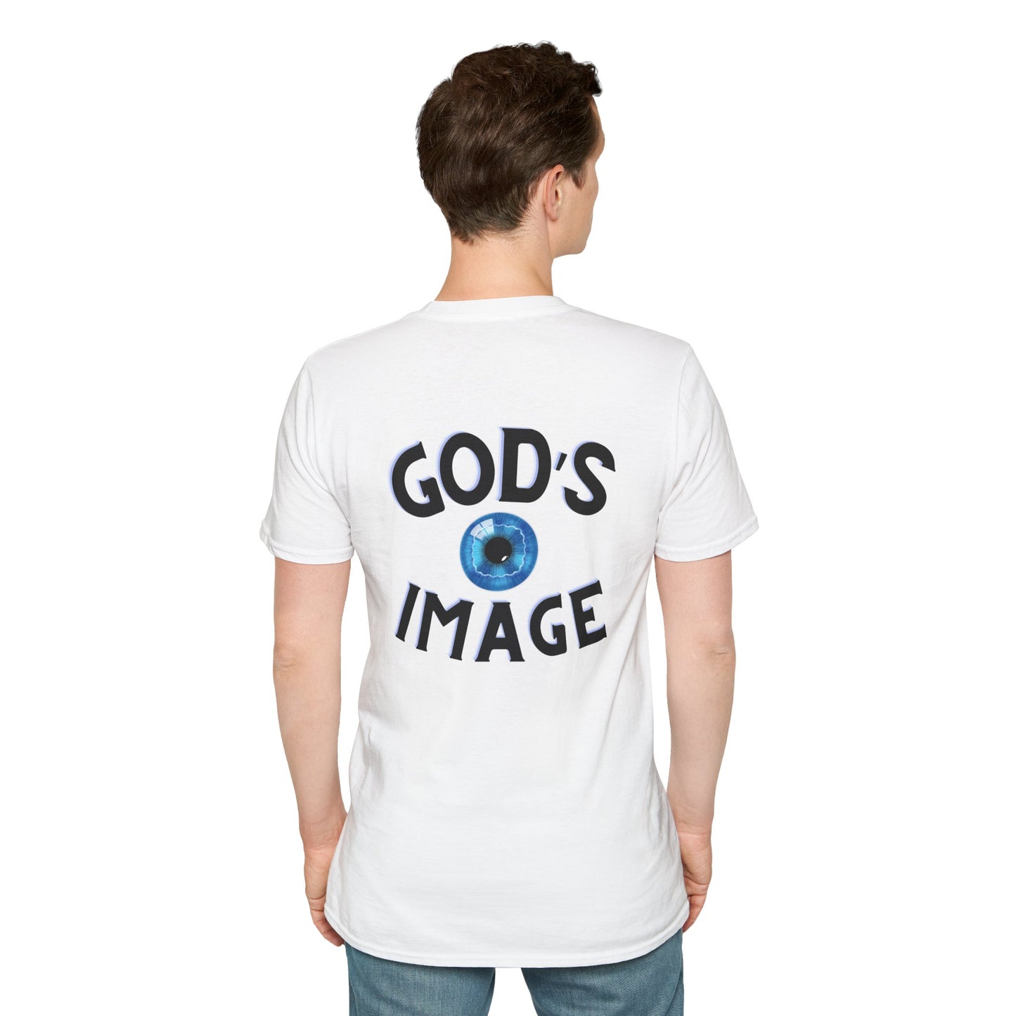 GOD'S IMAGE; Genesis 1:27; Unisex Softstyle T-Shirt