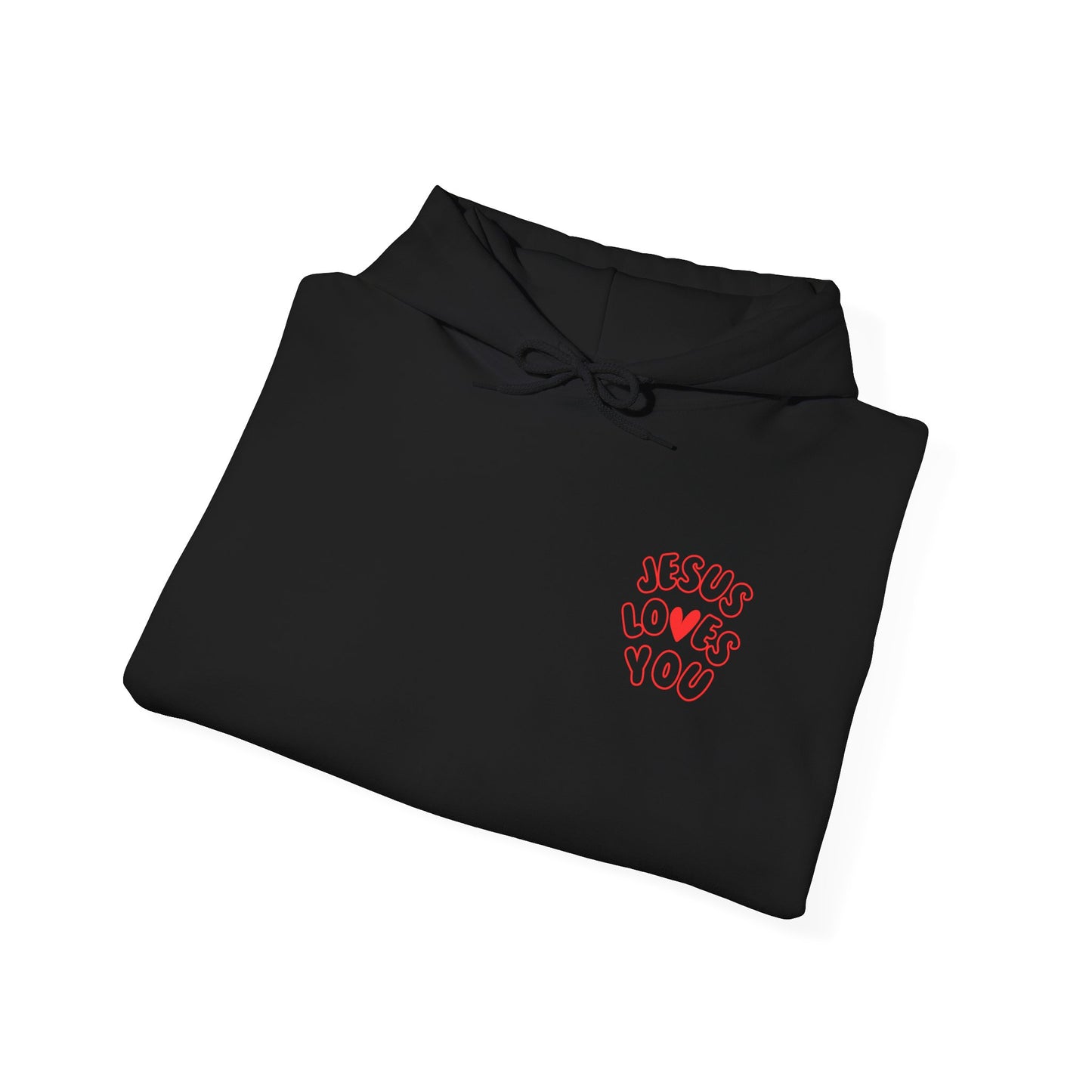 JESUS LOVES YOU; Religious Hoodie