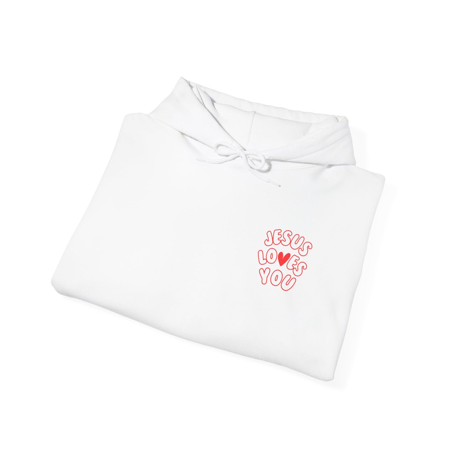 JESUS LOVES YOU; Religious Hoodie