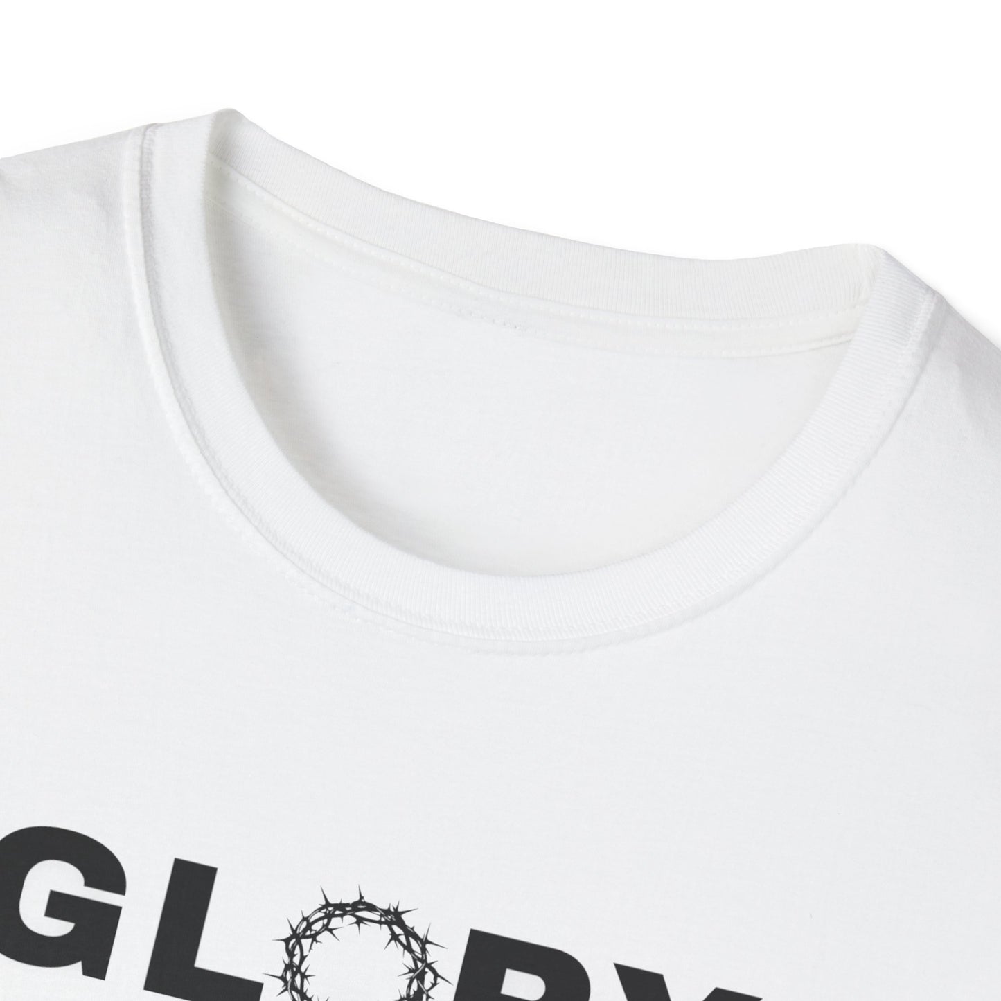 GLORY; Unisex Softstyle T-Shirt | Motivational Tee for Everyday Wear, Casual Fashion, Workout Apparel
