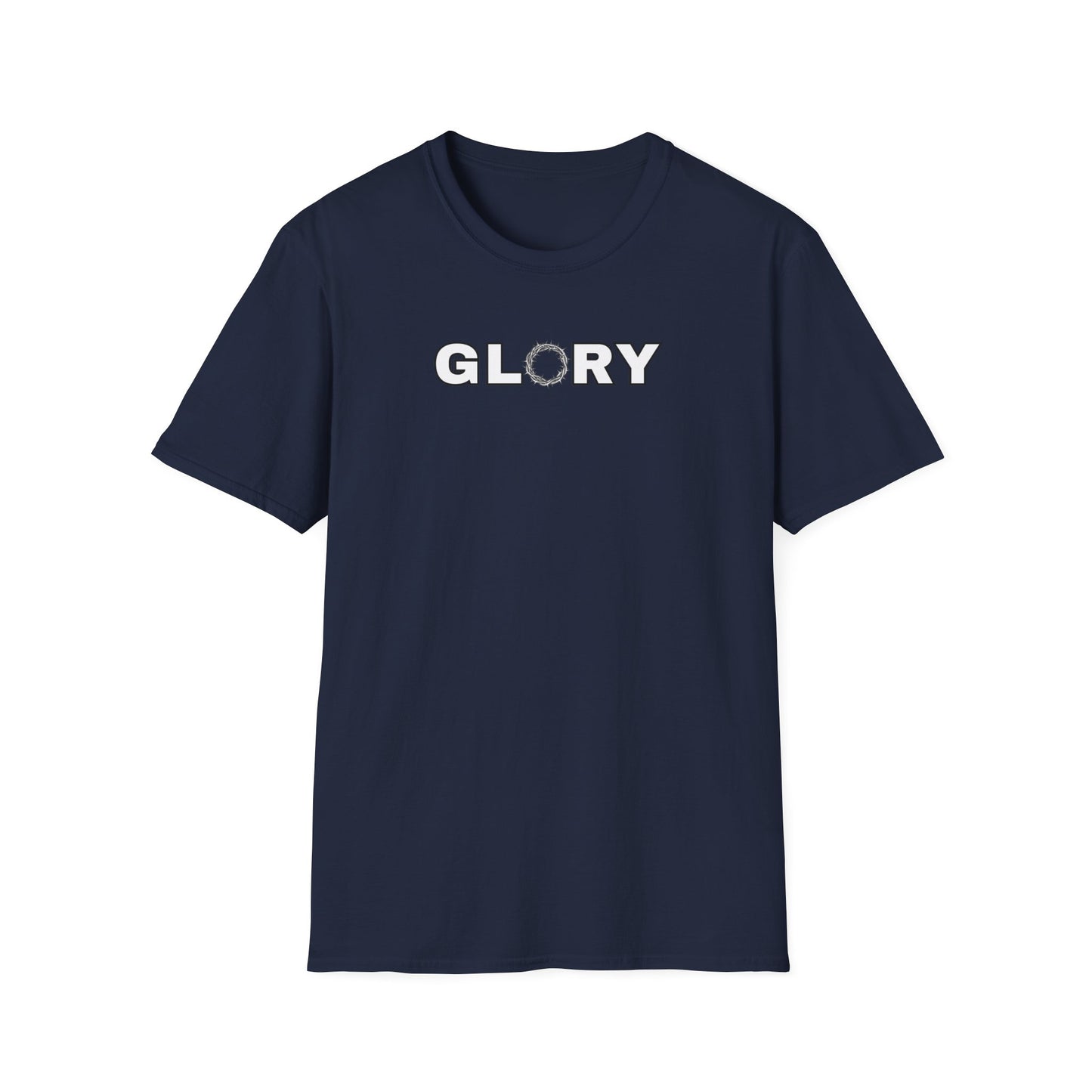 GLORY; Unisex Softstyle T-Shirt | Motivational Tee for Everyday Wear, Casual Fashion, Workout Apparel