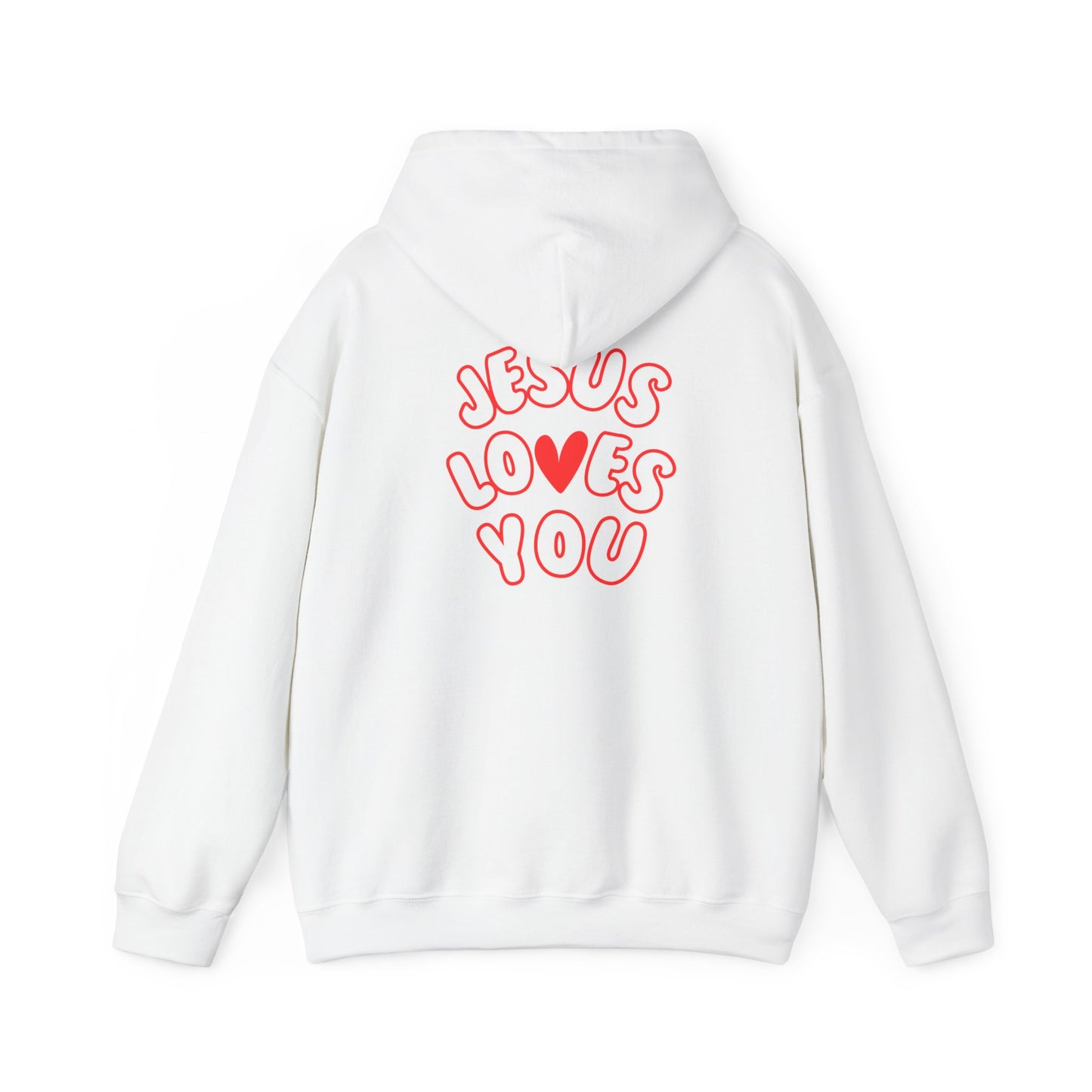 JESUS LOVES YOU; Religious Hoodie
