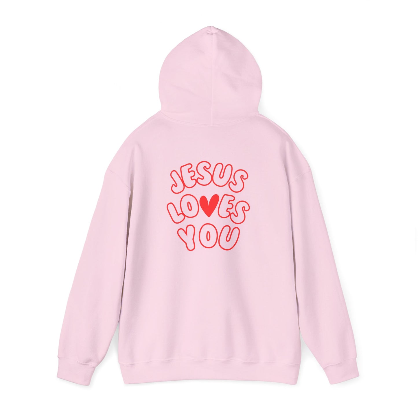 JESUS LOVES YOU; Religious Hoodie