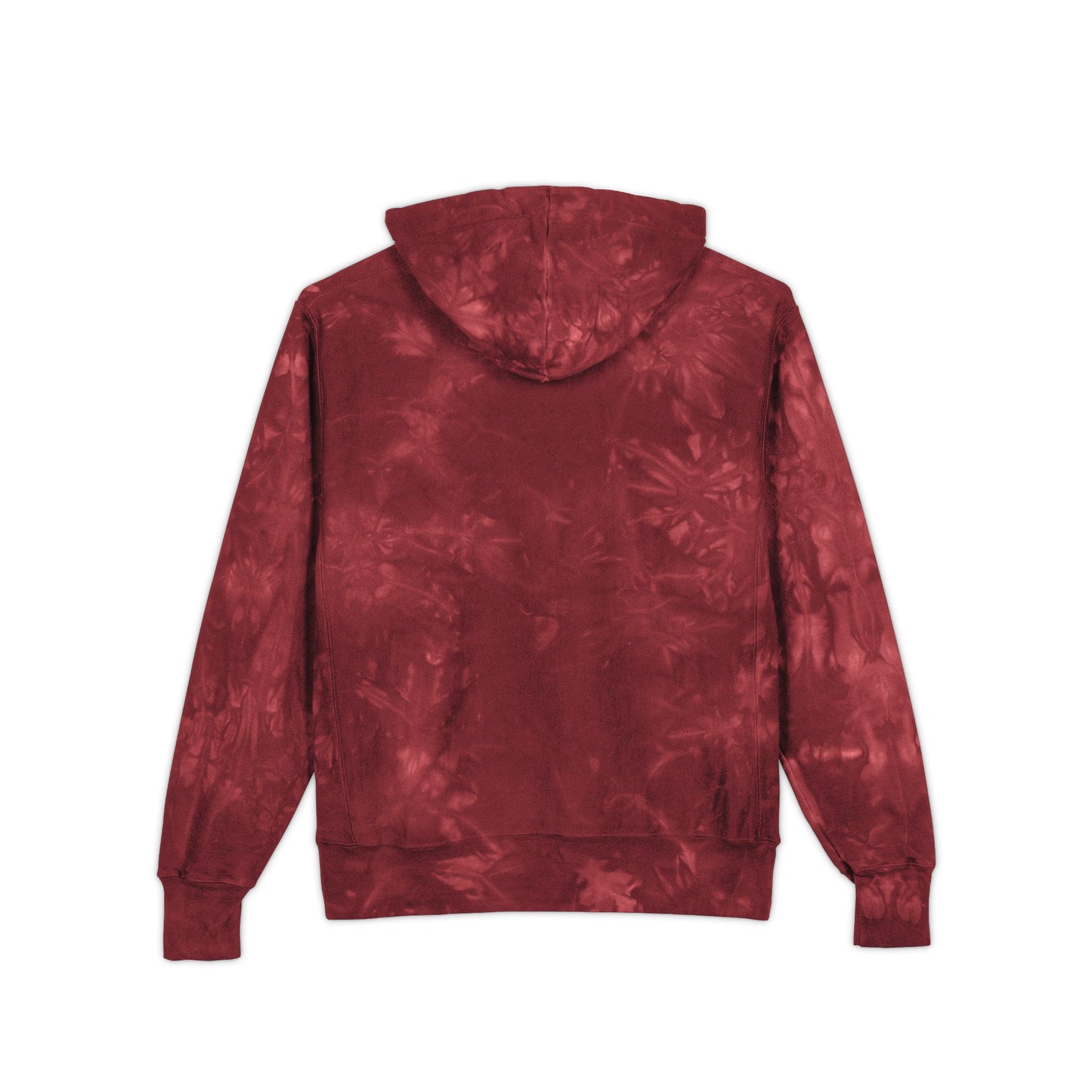 Chic Tie-Dye Hoodie with Embroidered 'GLORY'