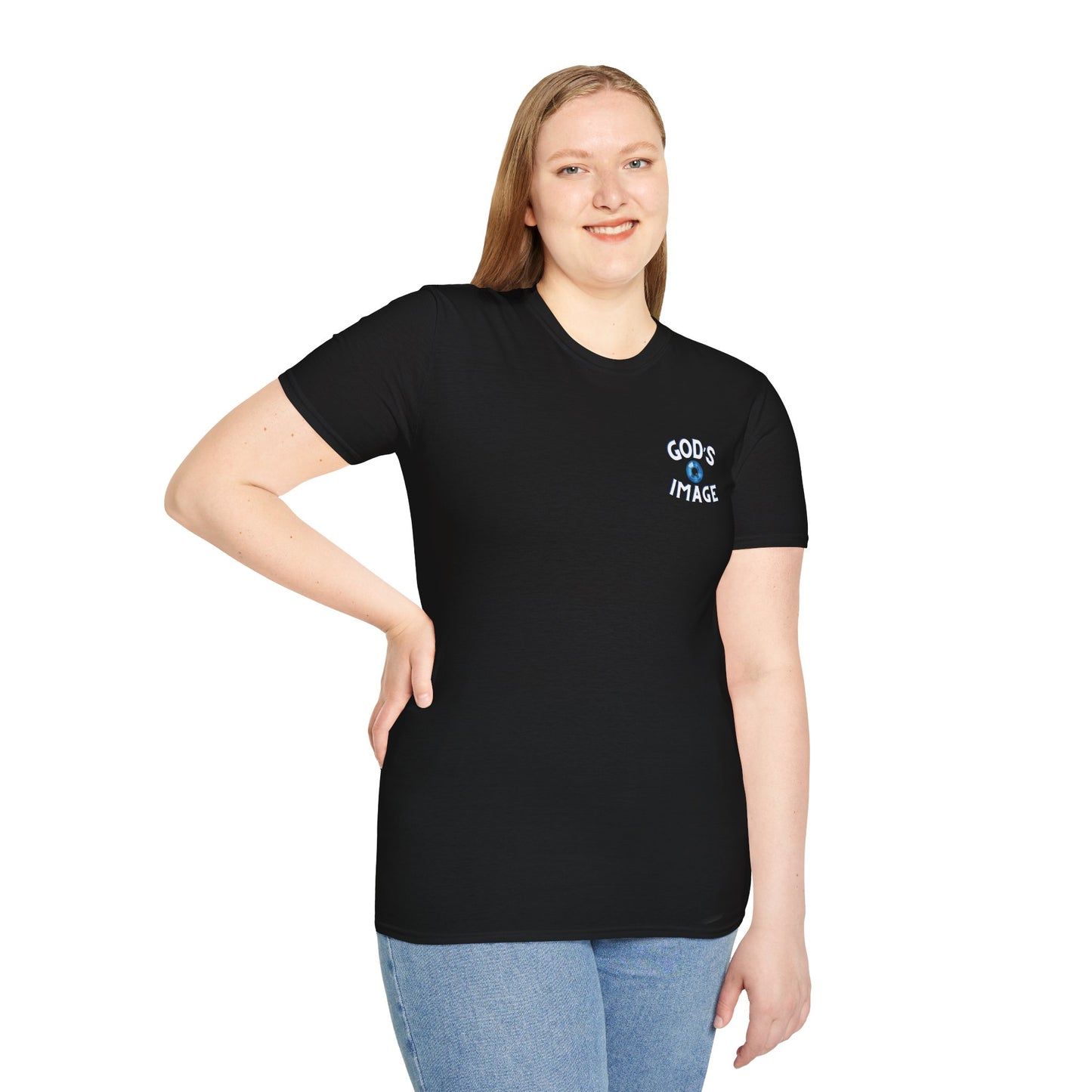GOD'S IMAGE; Genesis 1:27; Unisex Softstyle T-Shirt