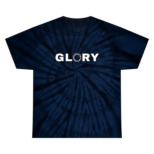 GLORY; Unisex Tie Die Tee; Faith Based Wear; Christian Apparel