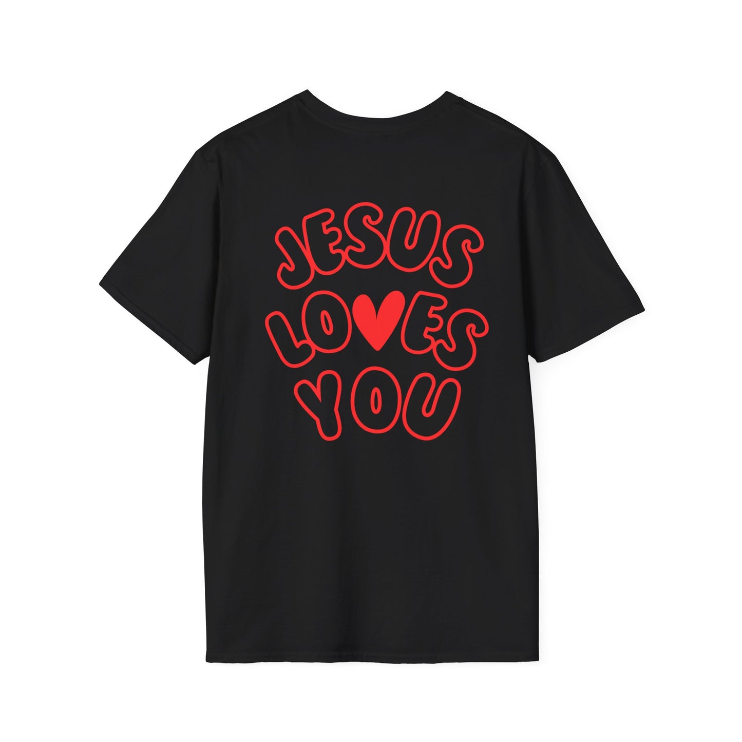 JESUS LOVES YOU; Unisex Softstyle T Shirt
