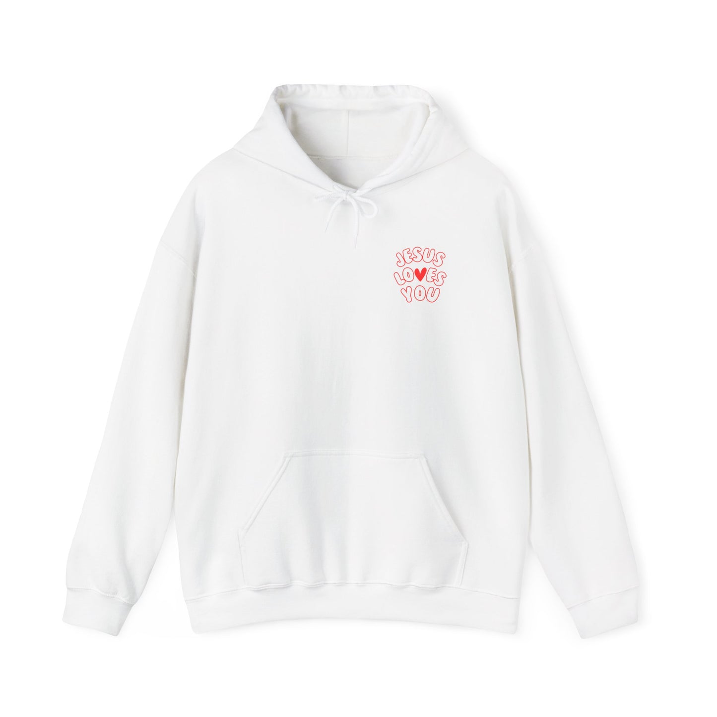 JESUS LOVES YOU; Religious Hoodie