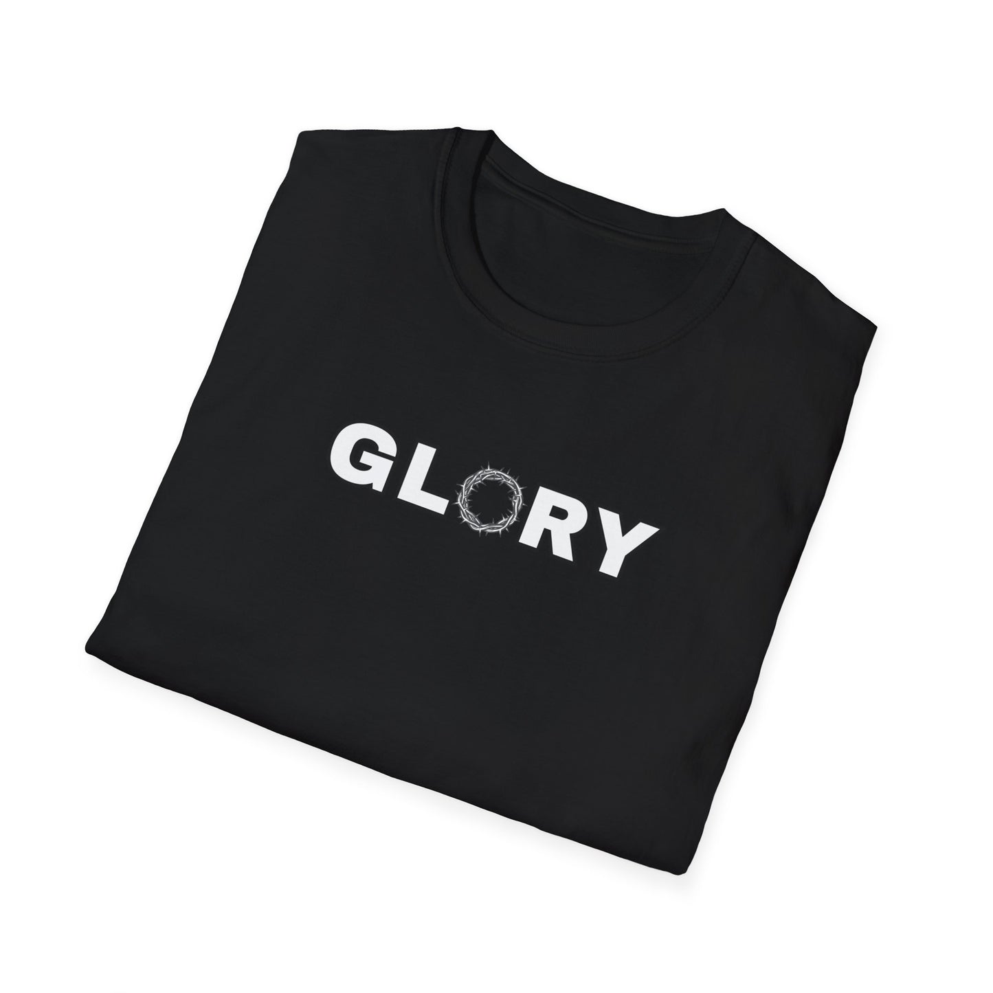 GLORY; Unisex Softstyle T-Shirt | Motivational Tee for Everyday Wear, Casual Fashion, Workout Apparel