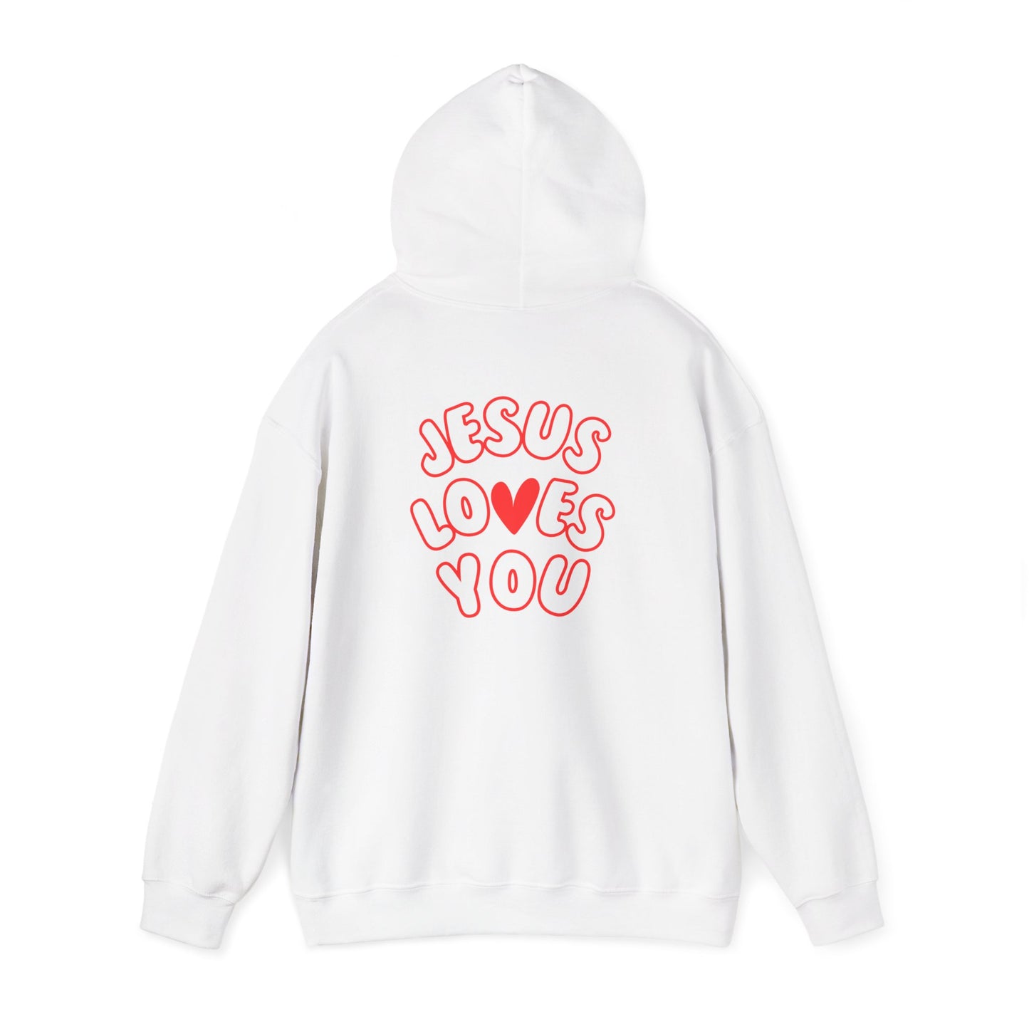 JESUS LOVES YOU; Religious Hoodie