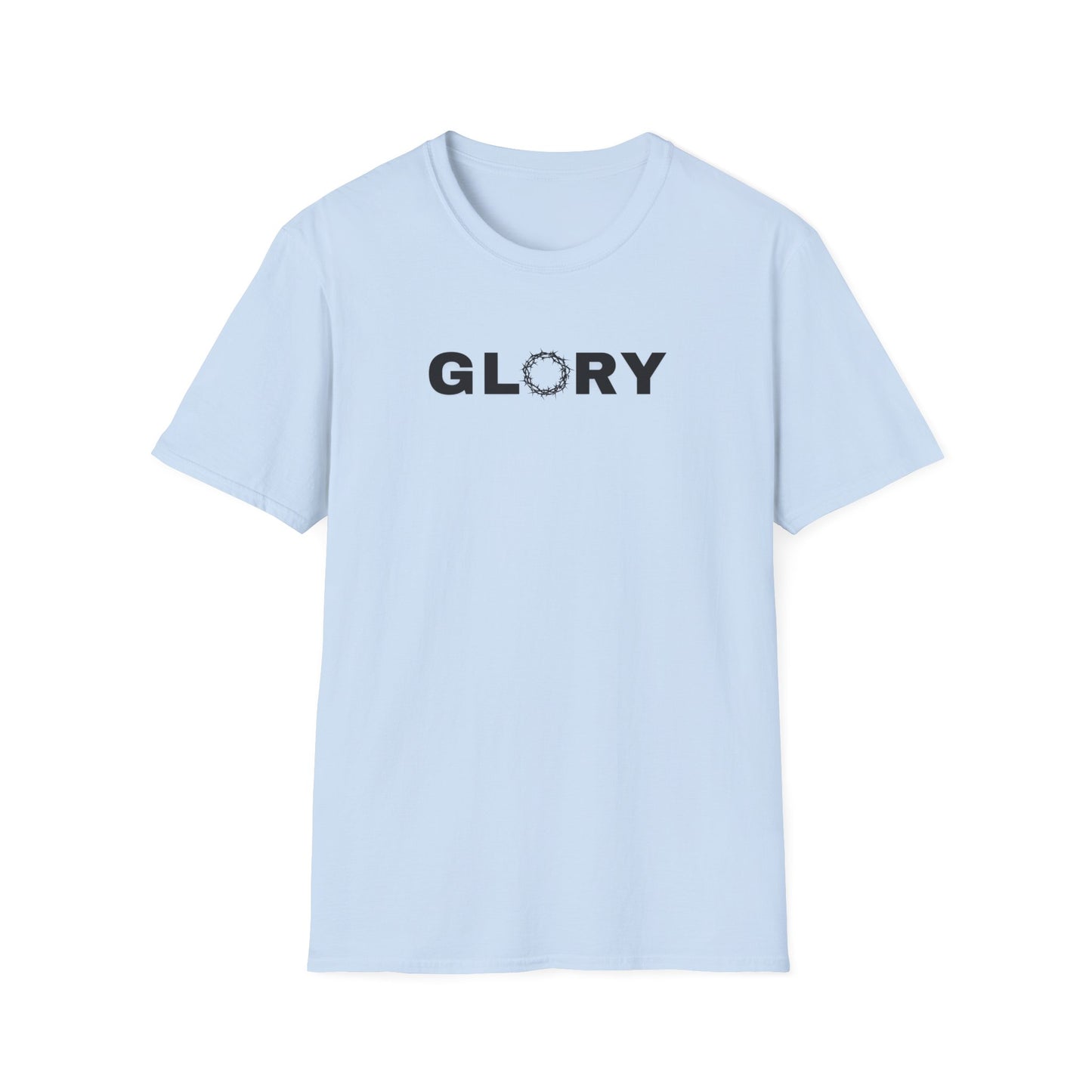 GLORY; Unisex Softstyle T-Shirt | Motivational Tee for Everyday Wear, Casual Fashion, Workout Apparel