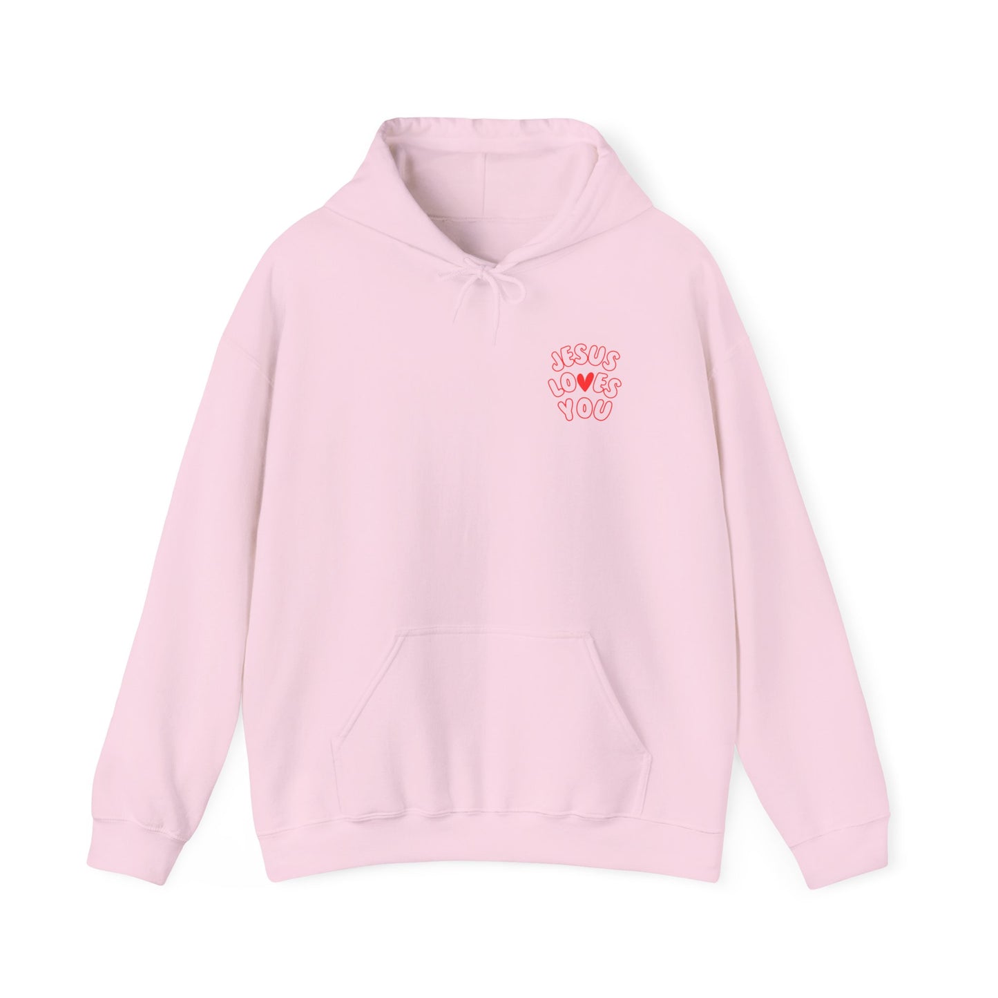 JESUS LOVES YOU; Religious Hoodie