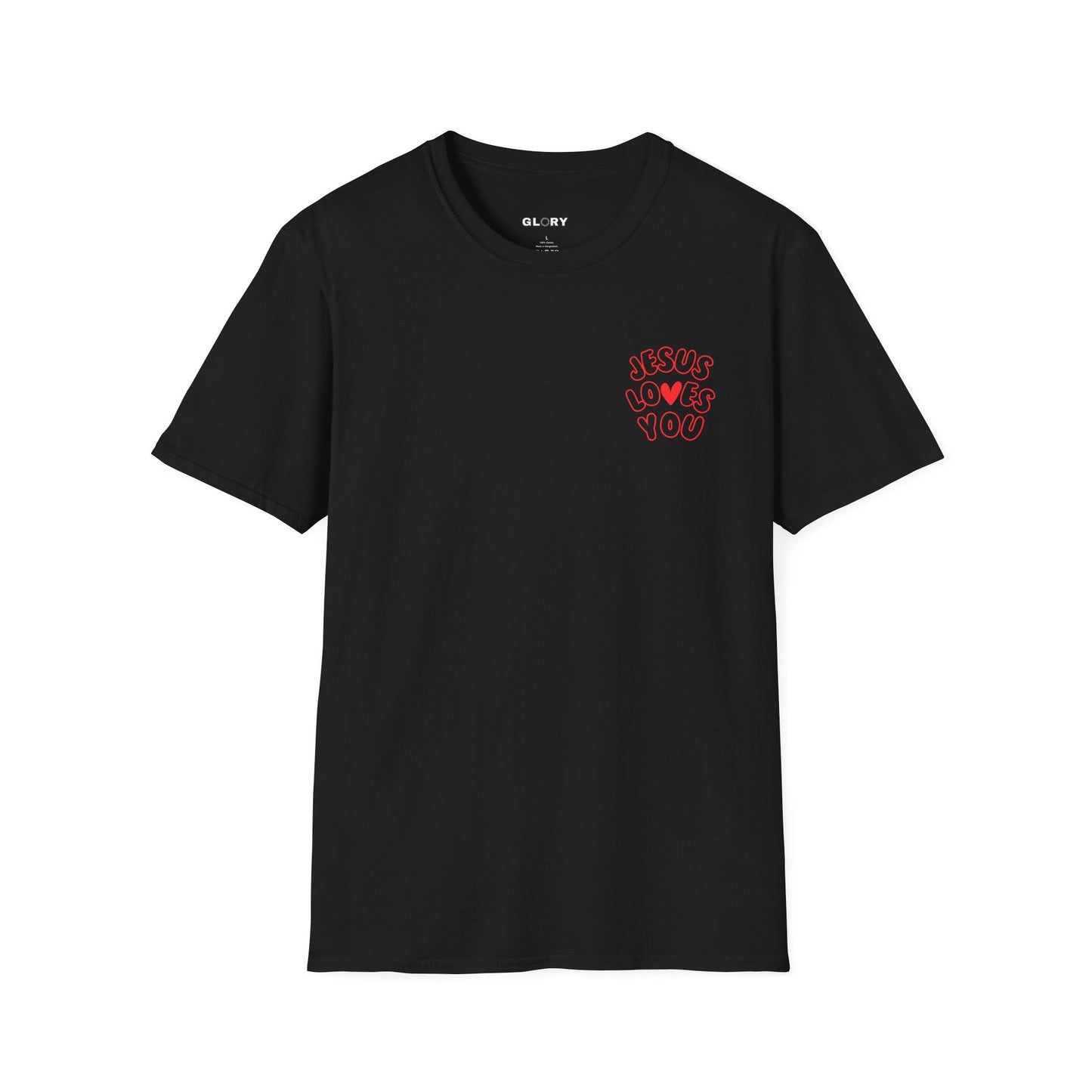 JESUS LOVES YOU; Unisex Softstyle T Shirt