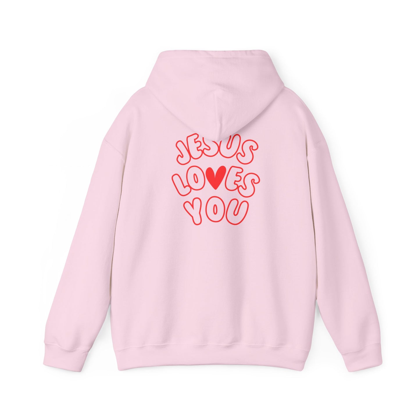 JESUS LOVES YOU; Religious Hoodie