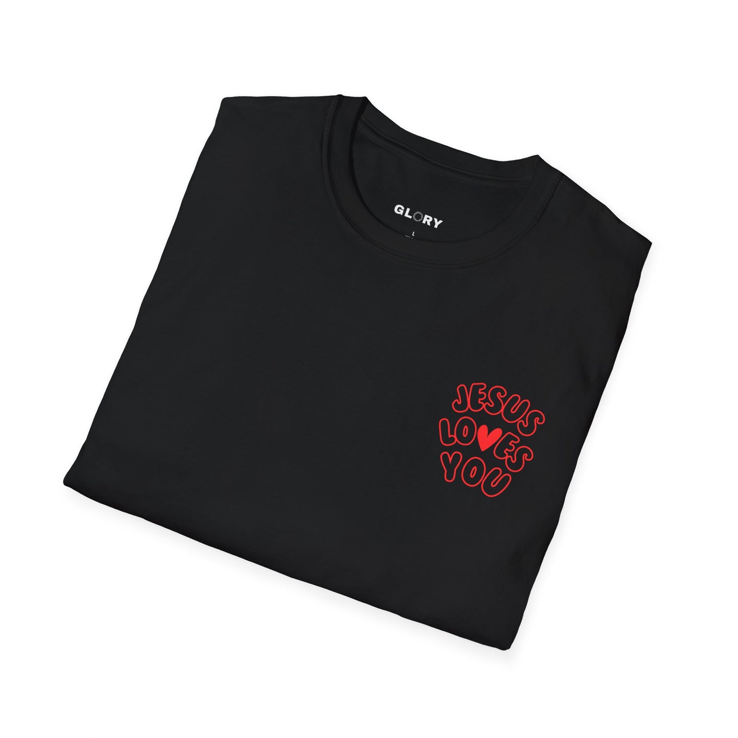 JESUS LOVES YOU; Unisex Softstyle T Shirt