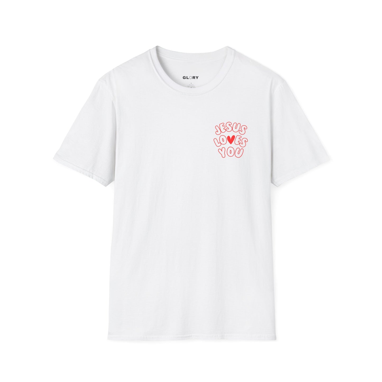 JESUS LOVES YOU; Unisex Softstyle T Shirt