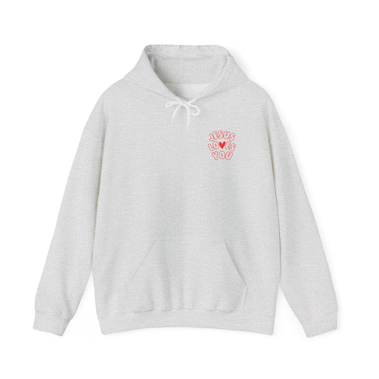JESUS LOVES YOU; Religious Hoodie