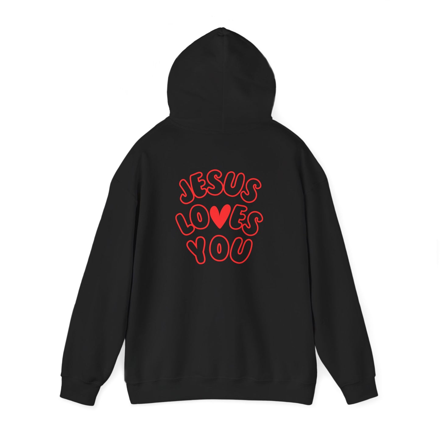 JESUS LOVES YOU; Religious Hoodie