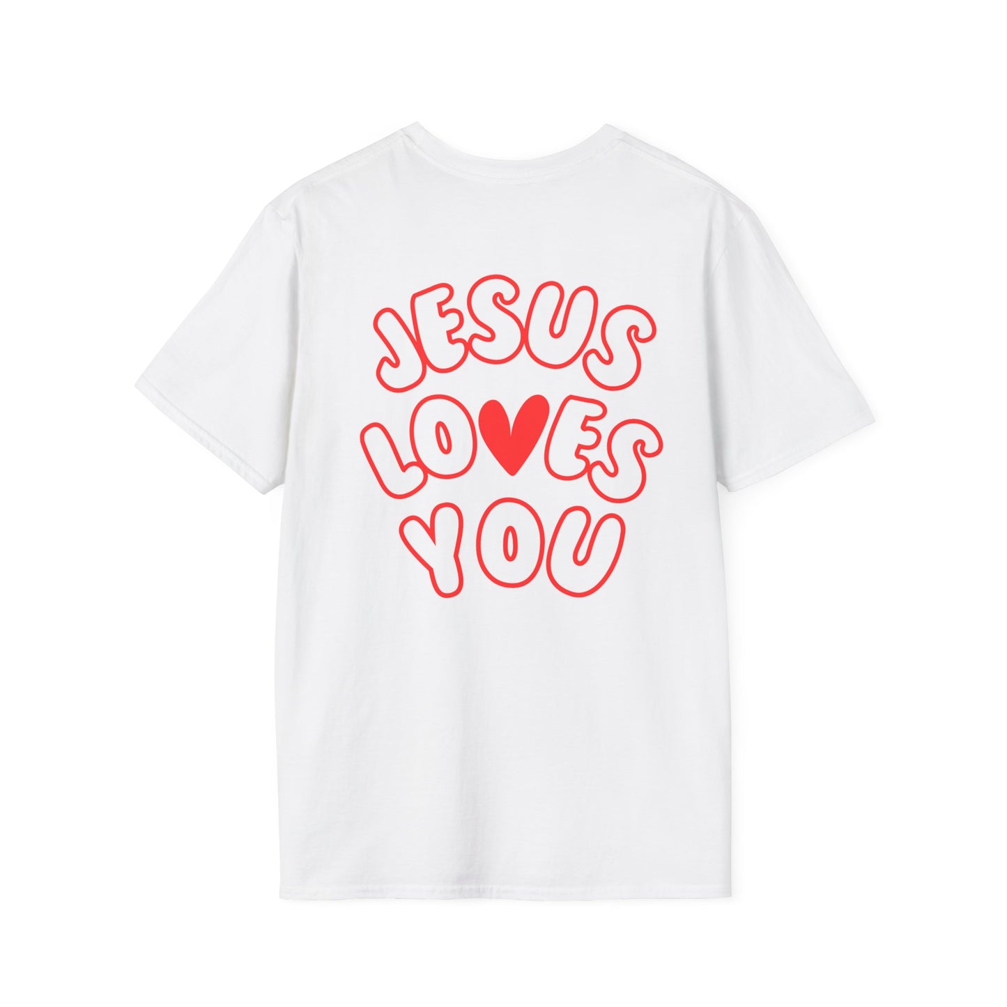JESUS LOVES YOU; Unisex Softstyle T Shirt