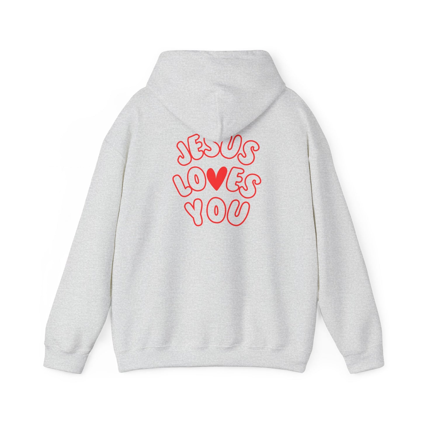 JESUS LOVES YOU; Religious Hoodie