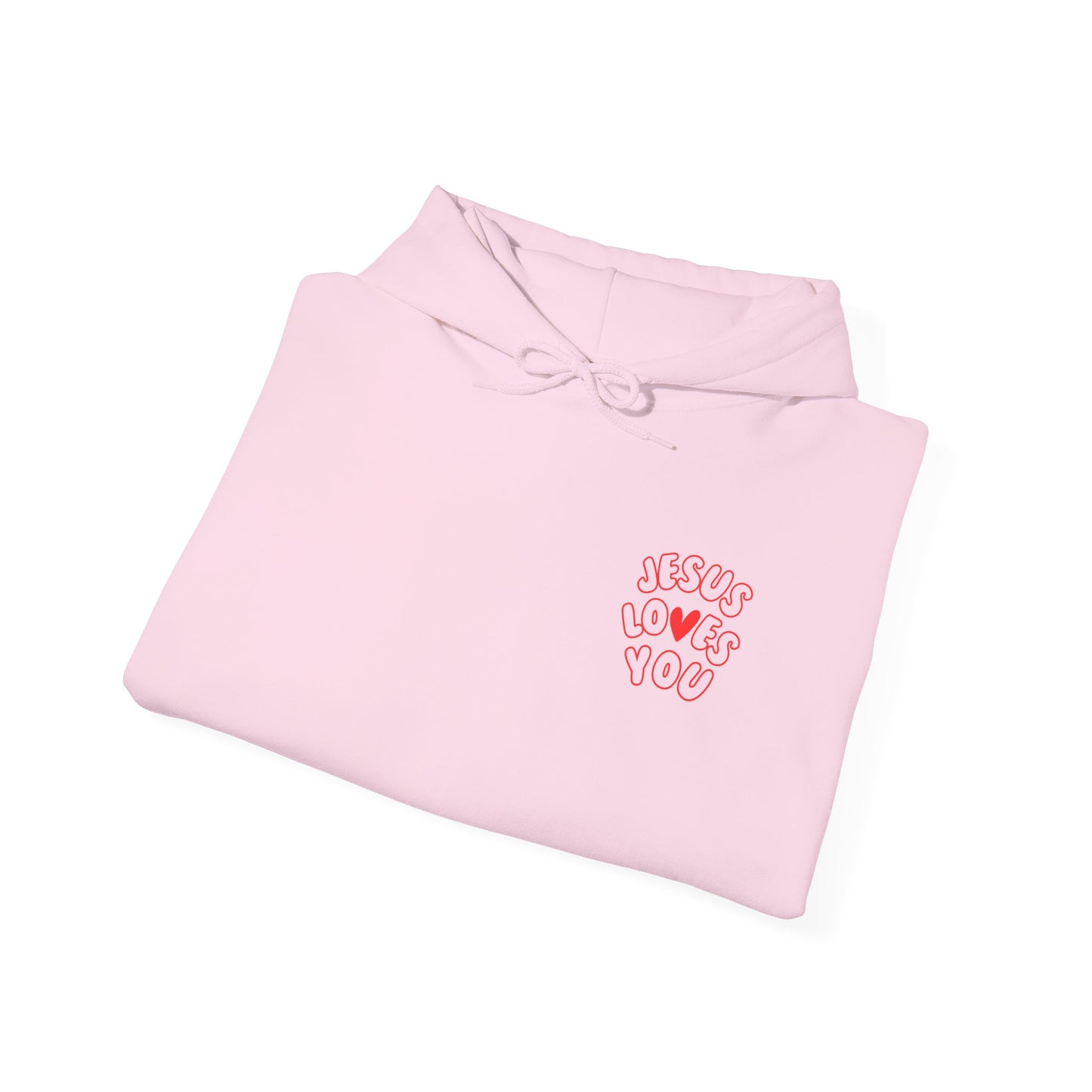 JESUS LOVES YOU; Religious Hoodie