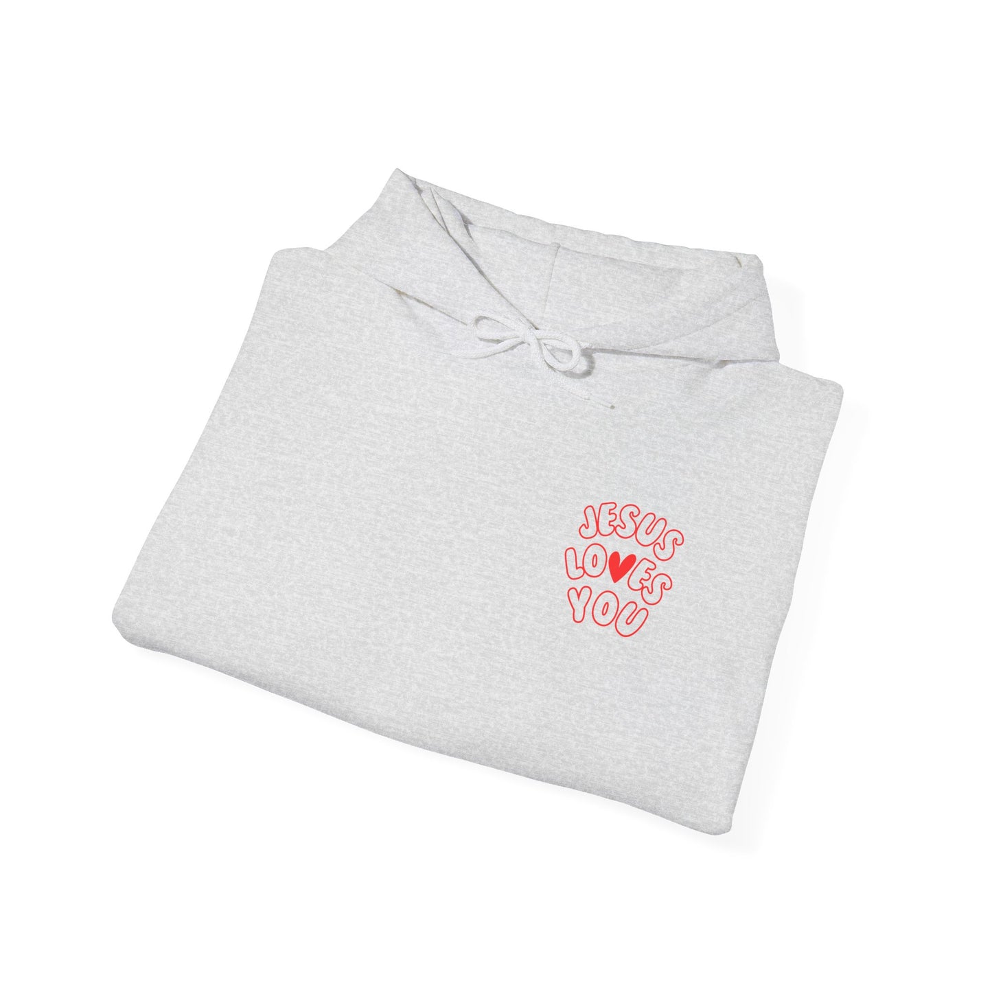 JESUS LOVES YOU; Religious Hoodie