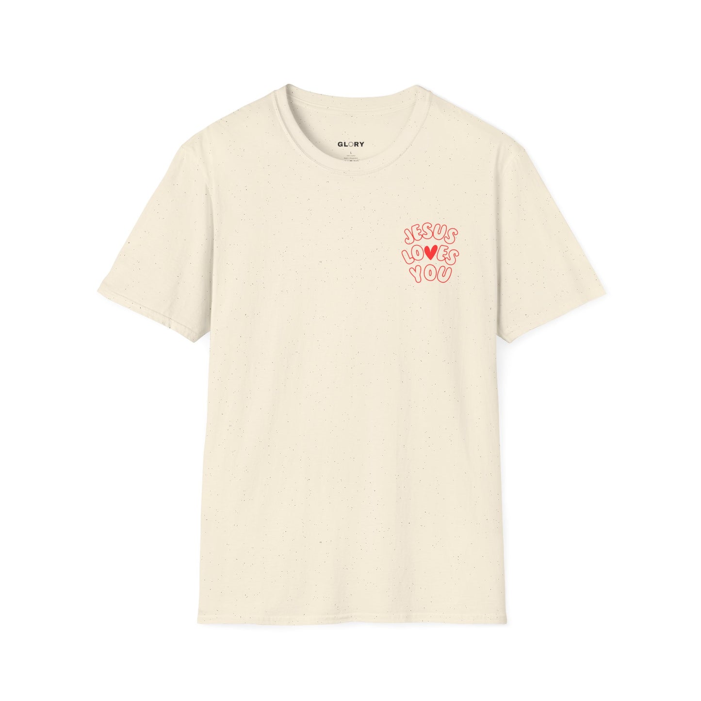 JESUS LOVES YOU; Unisex Softstyle T Shirt