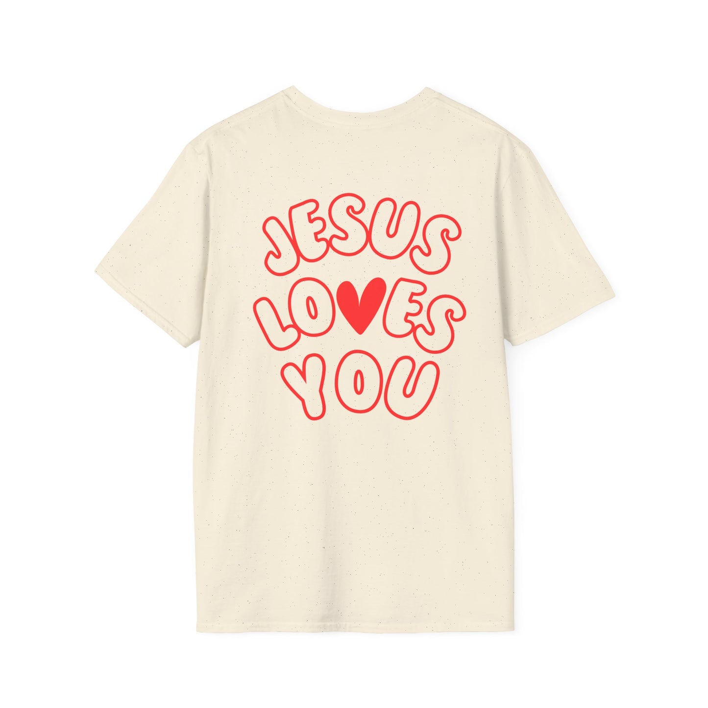 JESUS LOVES YOU; Unisex Softstyle T Shirt