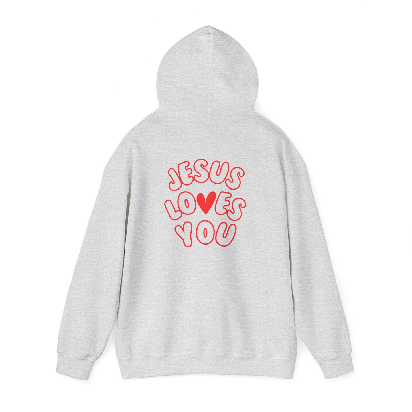 JESUS LOVES YOU; Religious Hoodie