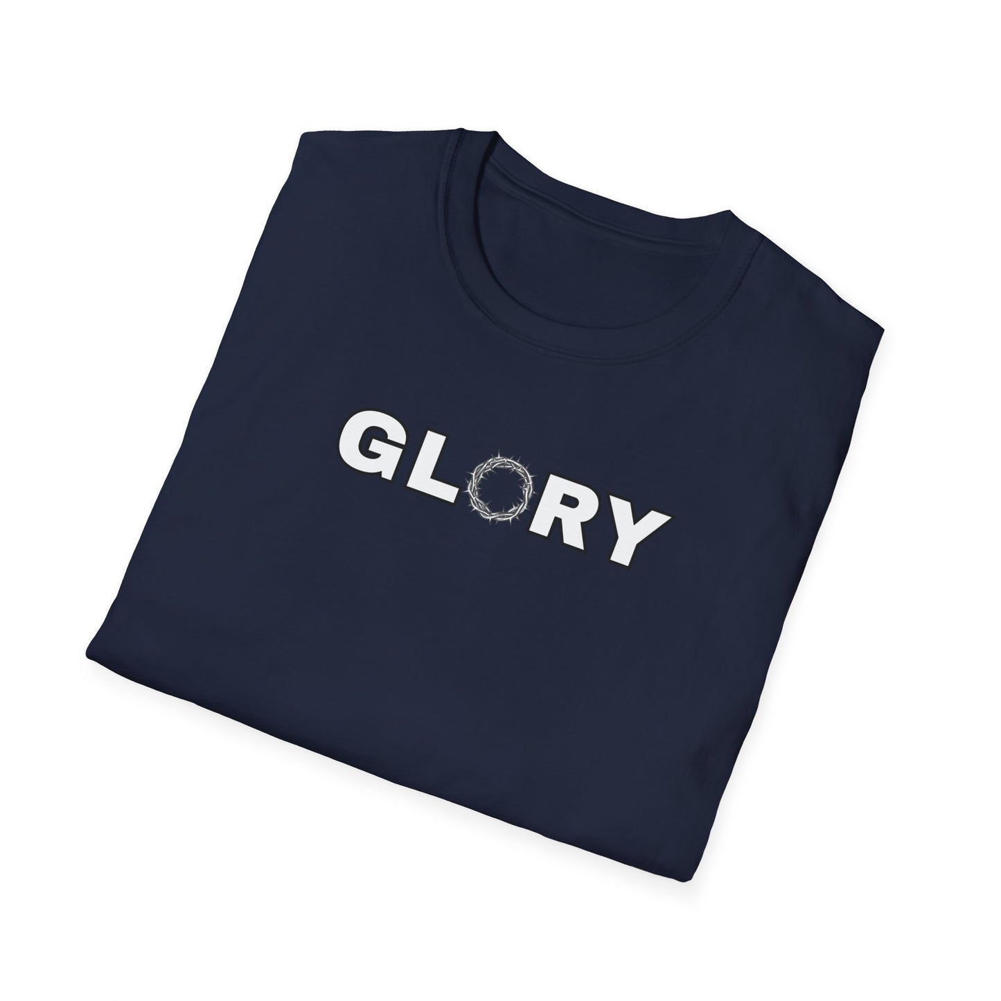 GLORY; Unisex Softstyle T-Shirt | Motivational Tee for Everyday Wear, Casual Fashion, Workout Apparel