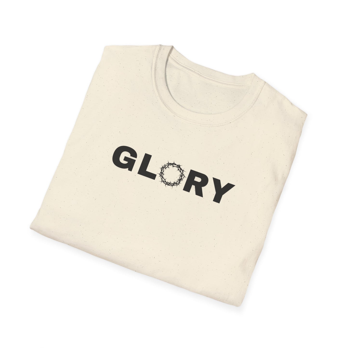 GLORY; Unisex Softstyle T-Shirt | Motivational Tee for Everyday Wear, Casual Fashion, Workout Apparel