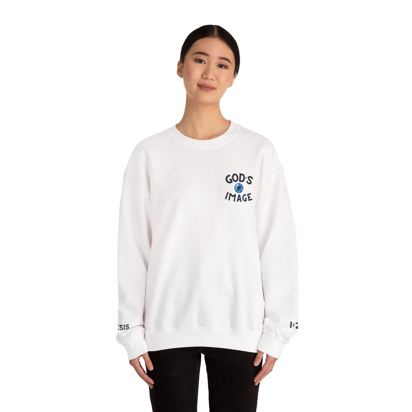 GOD'S IMAGE, Genesis 1:27- Unisex Crewneck Sweatshirt