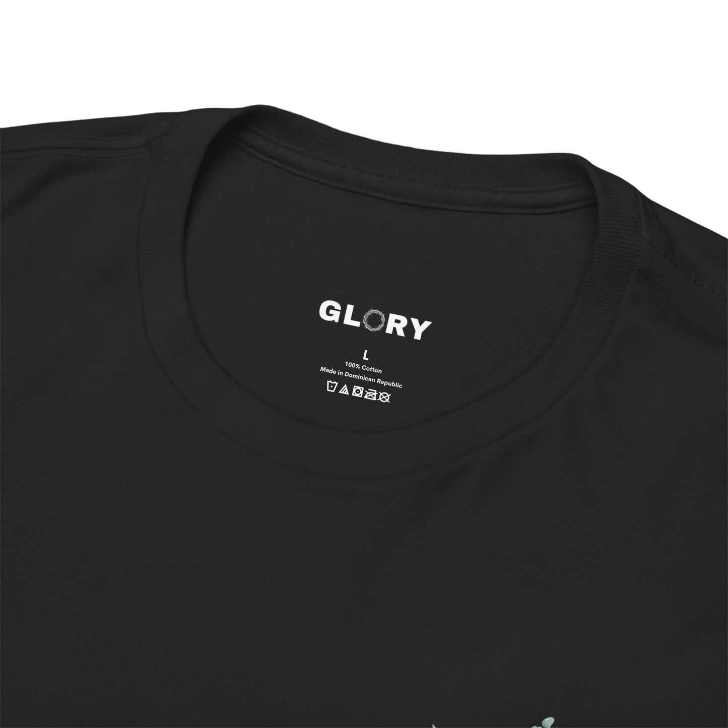 IN THE BEGINNING, Genesis 1:1, Faith-Inspired Floral Tee, Unisex Heavy Cotton T-Shirt
