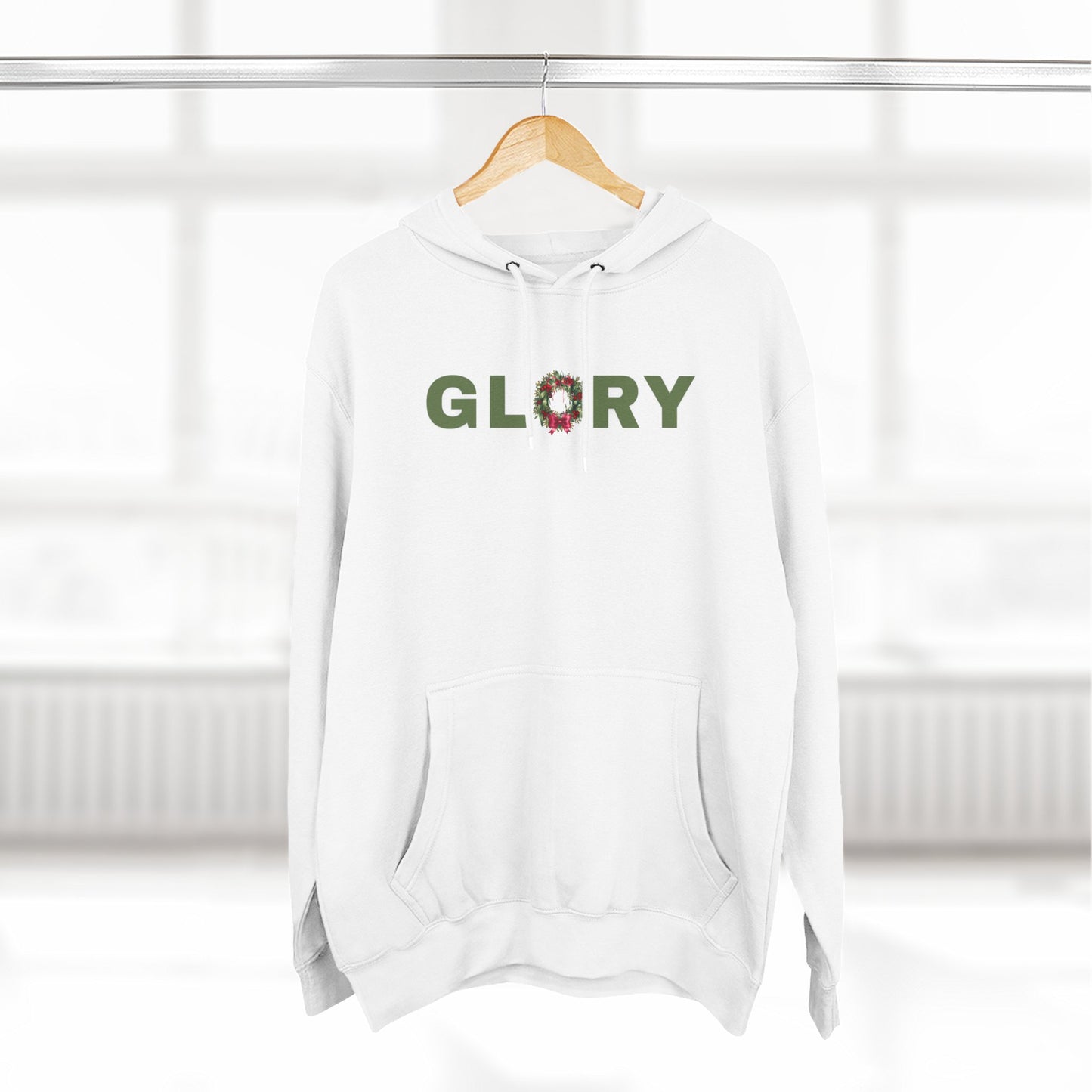 Glory Cross Christmas Hoodie