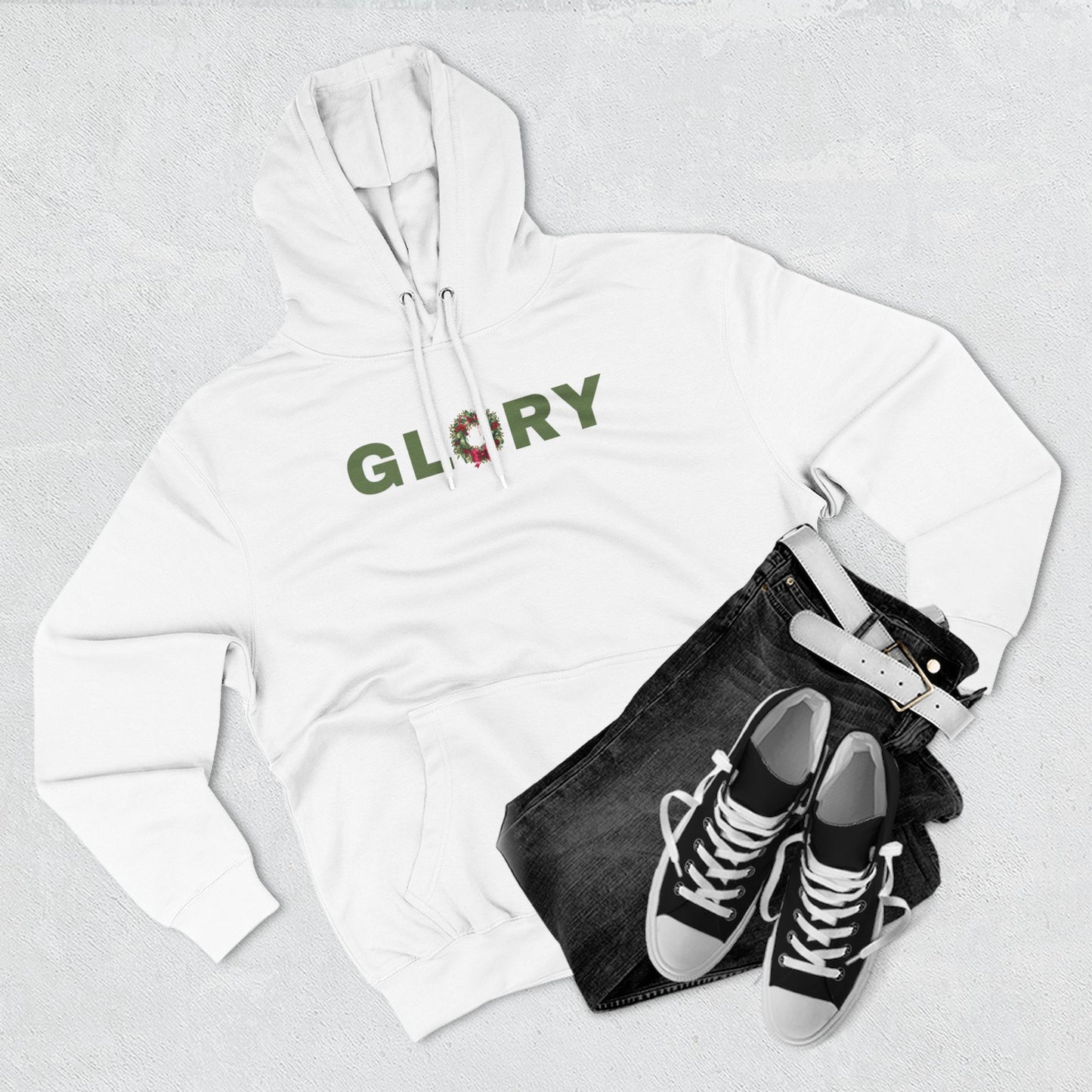 Glory Cross Christmas Hoodie