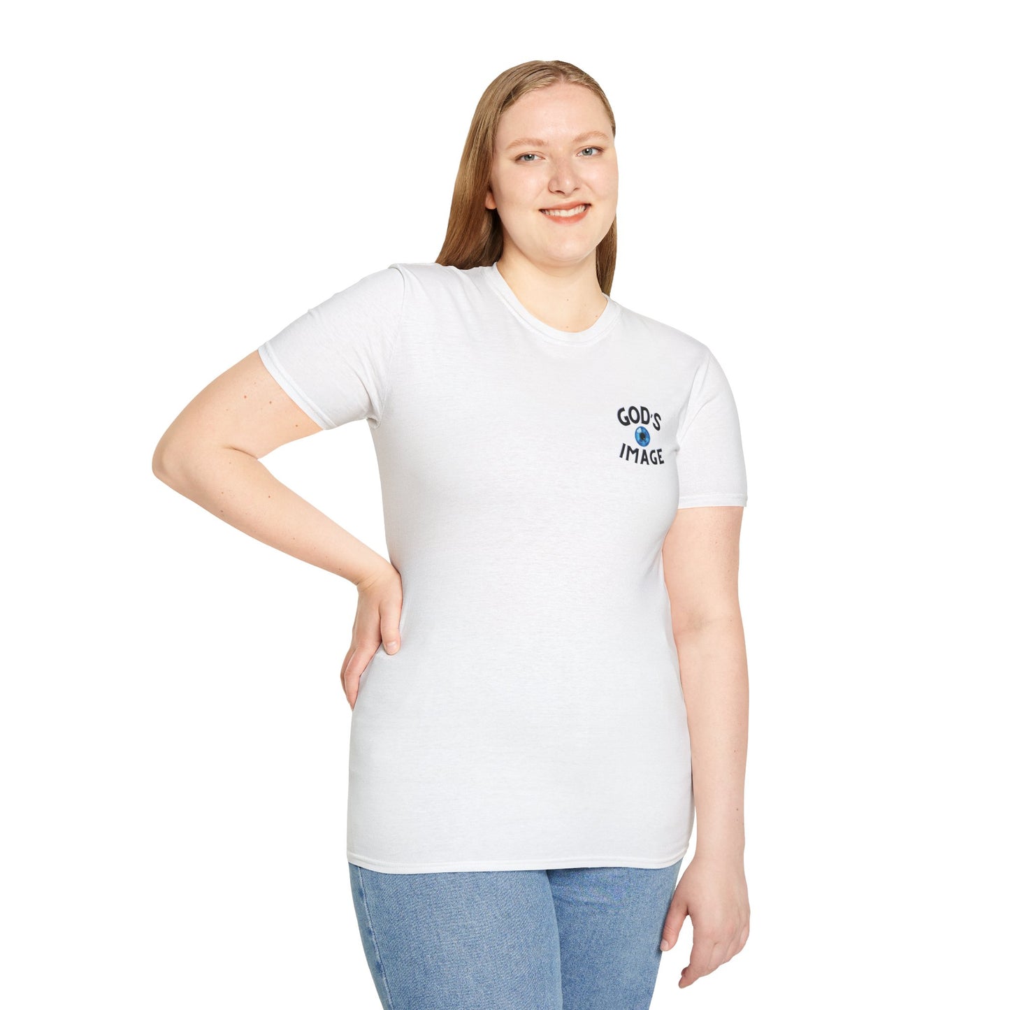 GOD'S IMAGE; Genesis 1:27; Unisex Softstyle T-Shirt