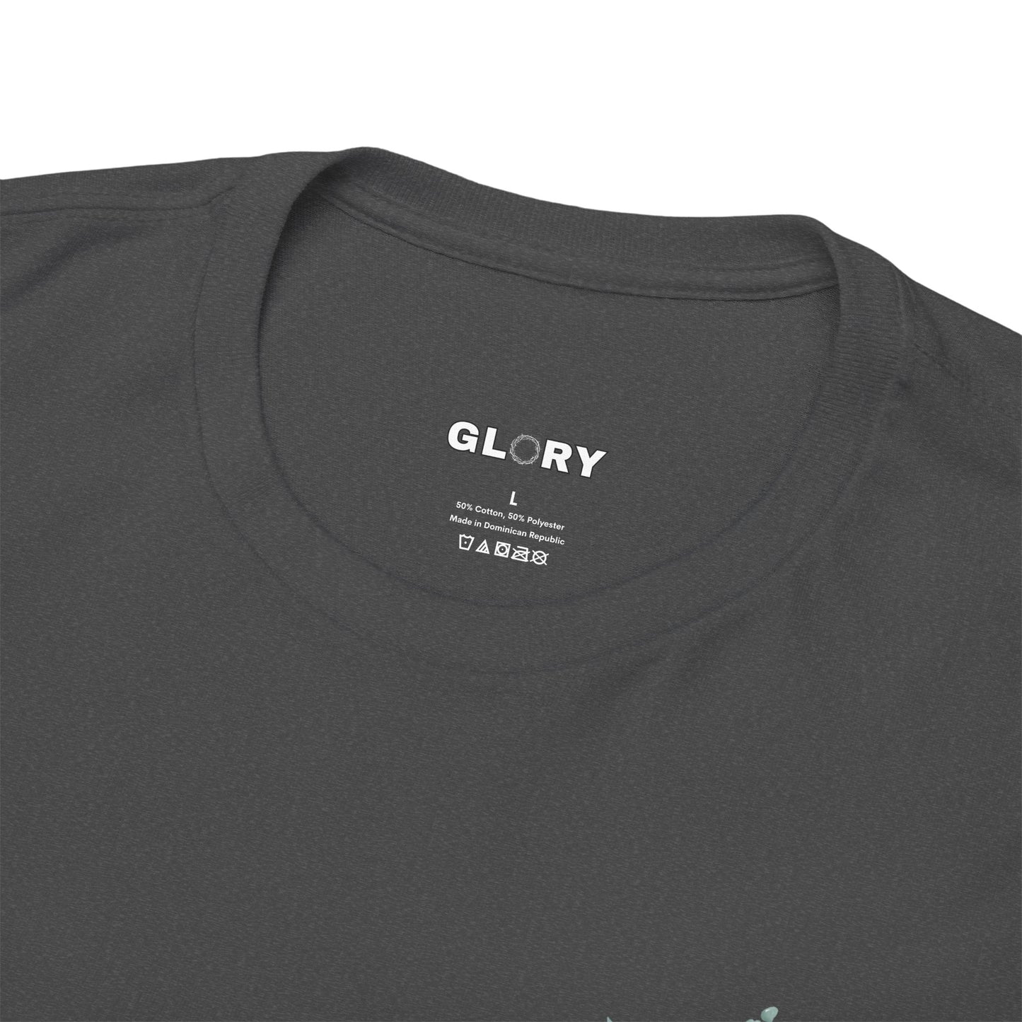 IN THE BEGINNING, Genesis 1:1, Faith-Inspired Floral Tee, Unisex Heavy Cotton T-Shirt