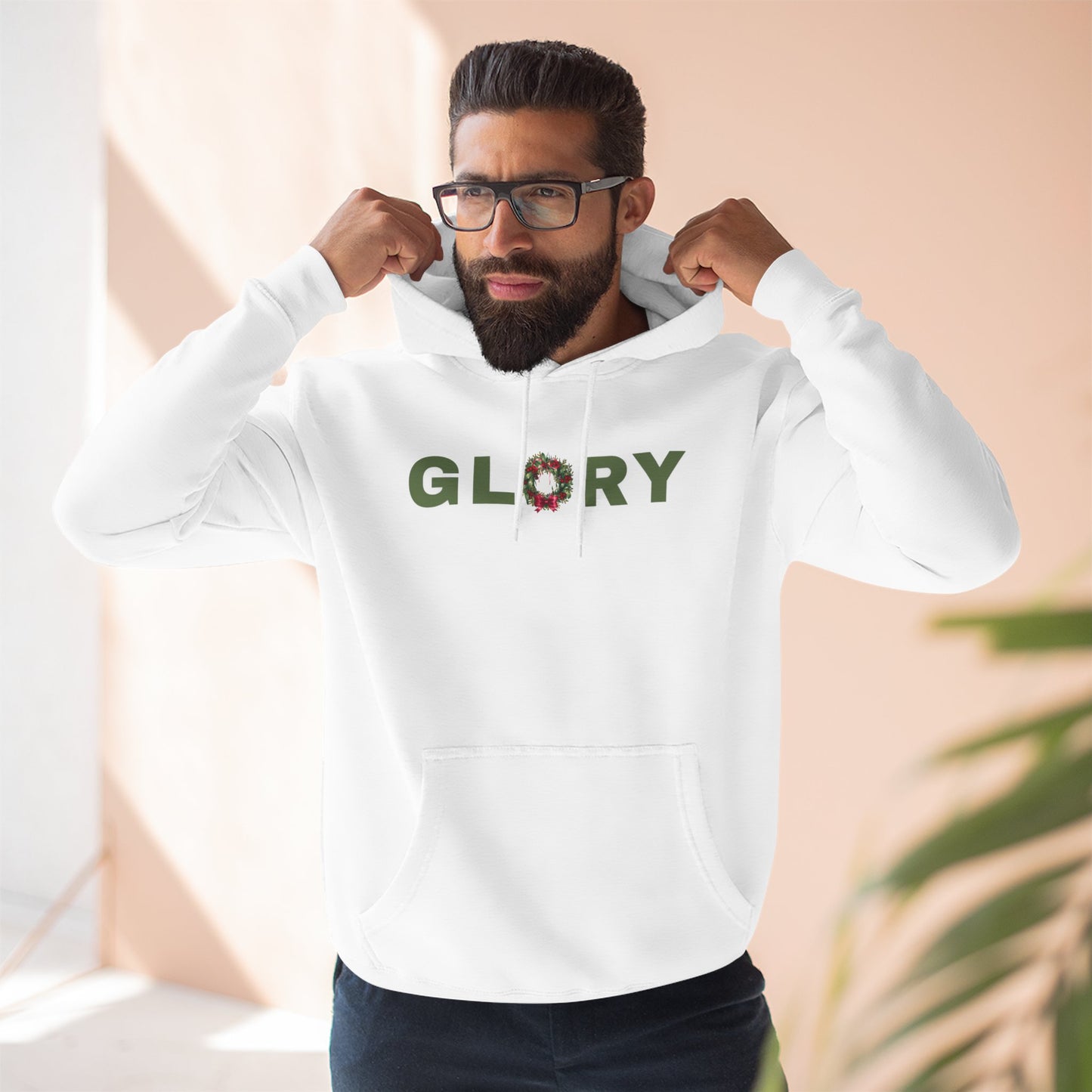 Glory Cross Christmas Hoodie