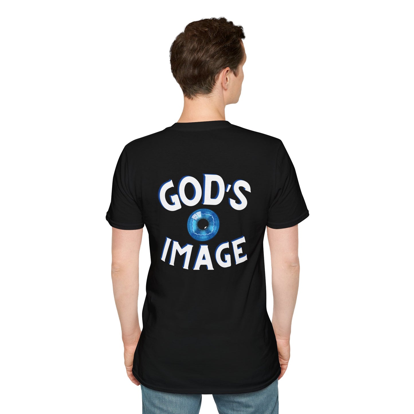 GOD'S IMAGE; Genesis 1:27; Unisex Softstyle T-Shirt